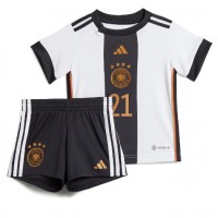 Tyskland Ilkay Gundogan #21 Fotballklær Hjemmedraktsett Barn VM 2022 Kortermet (+ korte bukser)